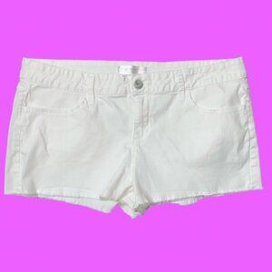 Sz.17*Nobo*White Twill Short-Shorts